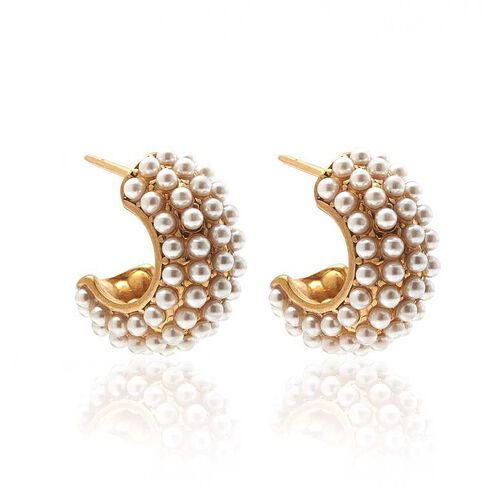 Silk & Steel Hera Hoop Earrings